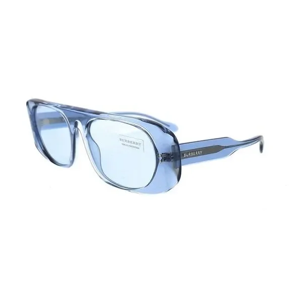 Burberry 0BE4322 388372 Transparent Blue Square Sunglasses - Picture 1 of 5